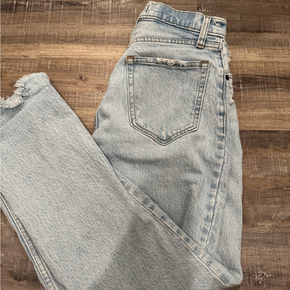 Abercrombie Light Blue curve love Jeans - Picture 4 of 4